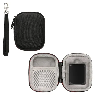 Produktbild von kwmobile Hülle kompatibel mit Crucial X10 Pro SSD / Crucial X9 Pro SSD SSD Festplatte - Case Tasche für portable SSD - Tragetasche mit Schlaufe -