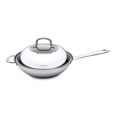 Zdjęcie produktu dla BergHOFF CollectNCook, Okrągły, Wok/Patelnia do mieszania, Stal nierdzewna, Stal nierdzewna, Stal nierdzewna, 28 cm