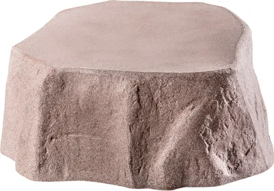 Produktbild von GreenLife Standsicherer Unterstand GreenLine für Dekorregenspeicher "Hinkelstein", granitrot; G0001617