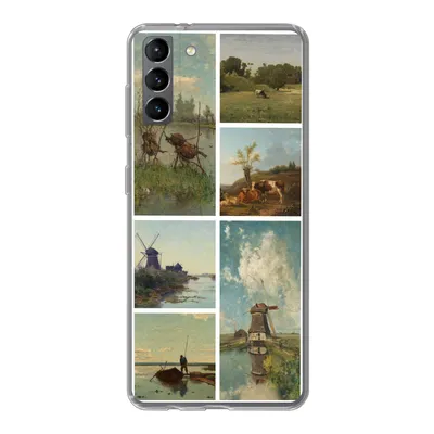 Produktbild von MuchoWow® Handyhülle Schutzhülle Hülle für Samsung Galaxy S21 Plus Kunst - Collage - Niederlande Silikon Softcase Handy Hülle - Handy-Tasche