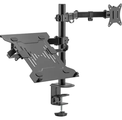 Produktbild von DIGITUS Single Monitorhalterung & Notebookhalterung, 1x32", 2x 9 kg