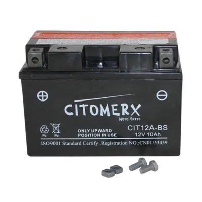 Obrázek produktu pro Baterie CIT YTX12A, 12 V 10 Ah, kladný pól vlevo, DIN 51013 suchá - Citomerx