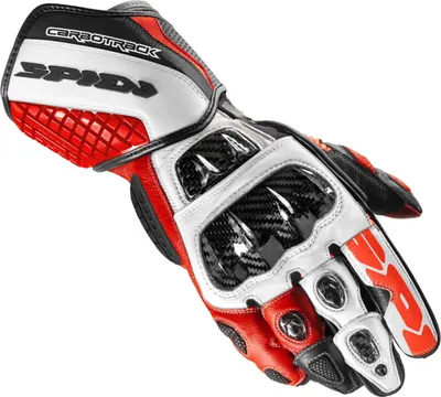 Produktbild von Spidi Carbo Track Evo Motorrad Handschuhe, schwarz/rot, S