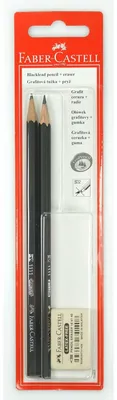 Produktbild von Faber-Castell 1111 Bleistift HB 2er-Set mit Radiergummi