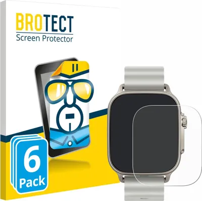 Produktbild von 6x Für realme Watch 5 Schutzfolie BROTECT Displayschutz Display Schutz Folie Klar Transparent