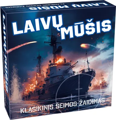 Produktbild von Brettspiel Schiffe versenken in der litauischen Sprachausgabe