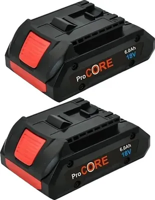 Produktbild von Ersatzbatterie, Lithium-Ionen, kompatibel mit Elektrowerkzeugen, 6,0AhX2, 18V-c