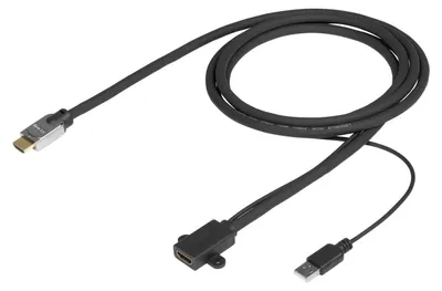 Produktbild von Vivolink PROHDMIHDMFM3-LSZH, 3 m, HDMI Typ A (Standard), HDMI Typ A (Standard), 3840 x 2160 Pixel, 18 Gbit/s, Schwarz