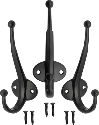 Produktbild von 'FUXXER® - Klassische Garderoben-Haken, Kleider-Haken, Hut-Haken, Eisen-Haken, Metall-Haken, Gusseise'