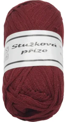 Zdjęcie produktu dla Przędza STUŽKOVÁ - 50 g / 109 m - bordowa