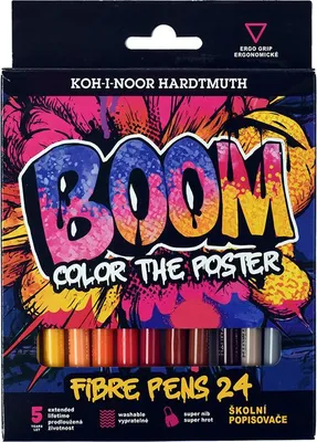 Immagine prodotto di Pennarelli Koh-i-noor 24 colori