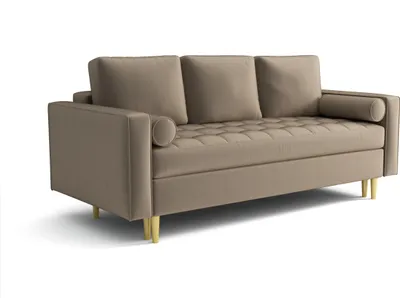Produktbild von Emoebel24 Schlafsofa mit Bettkasten  225 x 100 x 96 cm Florenz Braun