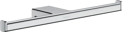 Produktbild von hansgrohe AddStoris Doppelpapierrollenhalter, 41748000