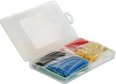 Obrázek produktu pro DeLOCK 86278, Kabelový žlab, Černá, Modrá, Zelená, Červená, Žlutá, PVC, 50 kusů