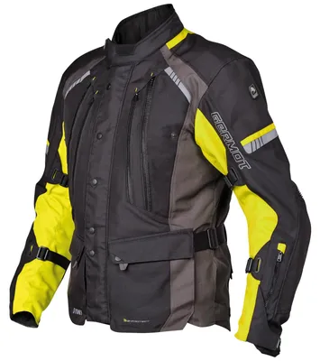 Produktbild von Germot Textiljacke Sydney Herren, schwarz/gelb - Größe 2XL