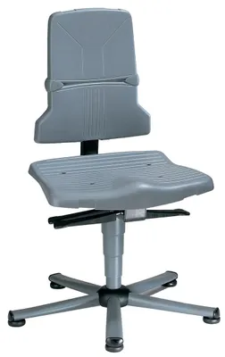Produktbild von Bimos Arbeitsdrehstuhl Sintec B mit Gleitern und Sitzneigung Sitz-Höhe 430-580mm - S9810   -1000