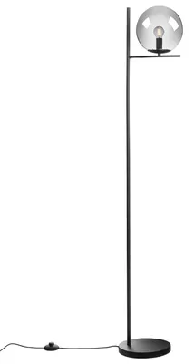 Produktbild von Smarter BOLDY LAMP, 1x28W, E14, Schwarz/Rauchgrau, Stehlampe