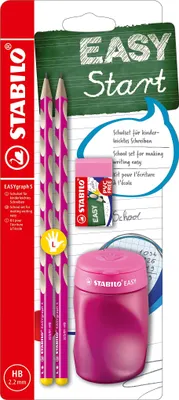 Obrázok produktu pre STABILO B-56677-3 STABILO EASYgraph "S" školská súprava, pre ľavákov, ružová