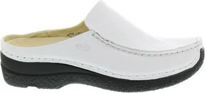 Produktbild von Wolky Seamy-Slide, Clog, Printed leather, White AYR 0625070-100 42