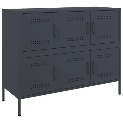 Produktbild von Sideboard Anthrazit 100,5x39x79 cm Stahl