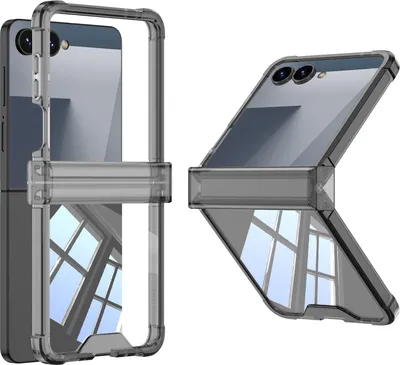Produktbild von Für Samsung Galaxy Z Flip7 GKK Airbag Scharnier stoßfest Klapp Hülle Schwarz