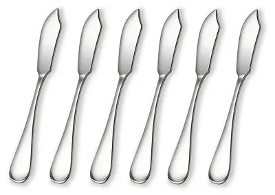 Buttermesser Set 6 Stück, 14,5 cm, Edelstahl, spülmaschinengeeignet
