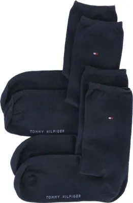 Immagine prodotto di TOMMY HILFIGER calze da donna, confezione da 2 pezzi - Classiche, calze, tinta unita blu scuro 39-42