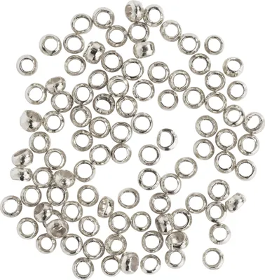 Produktbild von Quetschperlen, Rund, Ø 2 mm Silber