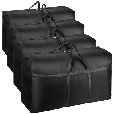 Produktbild von Omgoods – 4 extra große Aufbewahrungsboxen mit Reißverschluss für Kleidung