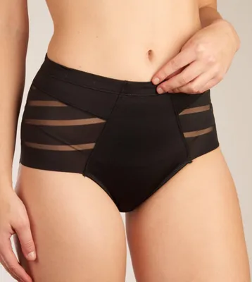 Image de Dim slip maxi sculptante diam's control medium black femmes