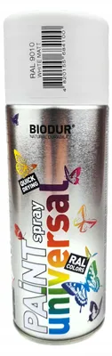 Produktbild von 9010 Weiß, matt, Emulsion, BIODUR, weiß, matt, 400 ml, Aerosol