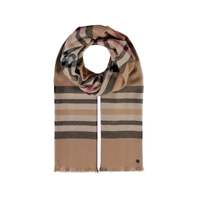 Productafbeelding van FRAAS sjaal Acrylic Stole - The FRAAS Plaid Camel beige veelkleurig
