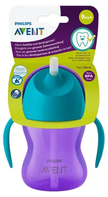 Produktbild von Philips AVENT SCF796/02 Strohhalmbecher, 9 Monat( e), Blau, Violett, Indonesien, 200 ml, 1 Stück(e), 1 Stück(e)