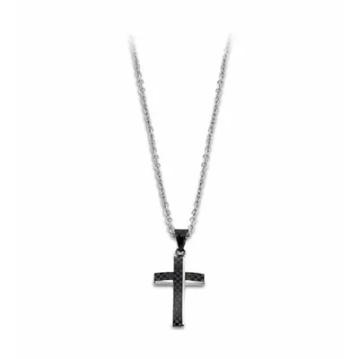 Produktbild von Lotus  LS2105-1-2 Herren Collier Kreuz Edelstahl Silber 50 cm