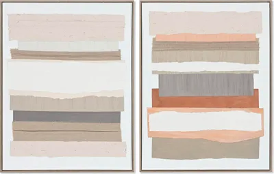 Immagine prodotto di Quadro Home ESPRIT astratto Urban 62,3 x 4,5 x 82,3 cm (2 pezzi)