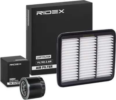 Produktbild von RIDEX Filterset Inspektionspaket Filtersatz für SUZUKI SWIFT IV (FZ, NZ) für CHEVROLET MATIZ (M200, M250)