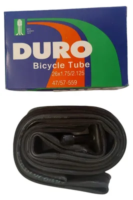 Produktbild von 26" Fahrrad Schlauch 26x1,75 / 2,125 AV DURO BOX Moto Schrader Ventil 47/57-559