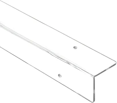 Imagen del producto de Protectores de esquina transparentes para paredes, cantoneras de acrílico, tiras de protección de 3,5 mm de grosor para la seguridad infantil, protectores en forma de L para garajes, 6 x 150 cm (2,36 x 59 pulgadas)