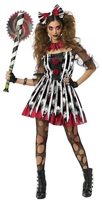 Imagen del producto de Traje de payaso, de alta calidad, para mujer, talla XL (44/46)