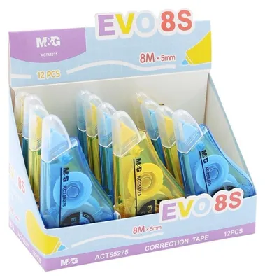 Image de Bande de correction pour présentoir Evo8 S, 8 m x 5 mm, 12 pièces, M&G