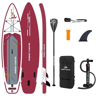 Immagine prodotto di Set tavola SUP RIDEWAVE Touring 11'2, tavola gonfiabile da 340 cm con pagaia
