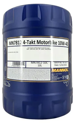 Produktbild von Mannol 4-Takt Motorbike 10W-40 7812, volumen 10L