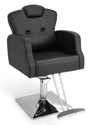 Imagen del producto de Silla de peluquería - Silla de barbero - Silla de salón - Silla para estilismo capilar - Silla de corte de pelo - Ajustable hidráulicamente