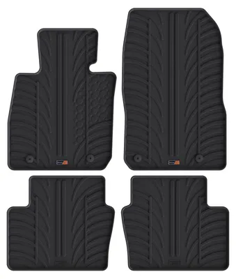 Produktbild von TRAVALL Mazda CX-3 (2014-) Hochwertige robuste Gummifu§matten Fussmatten mit geformten Gummimatten erhšhten RŠndern und Clips rutschfest und fŸr jedes Wetter geeignet TRM1252