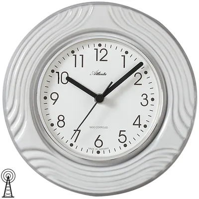 Produktbild von Atlanta Wanduhr, Funk, Ø 23,5 cm, 6021