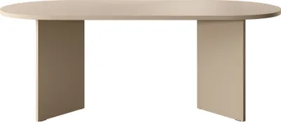 Produktbild von Selsey OVO - Esstisch oval, Cappuccino, 90x204 cm