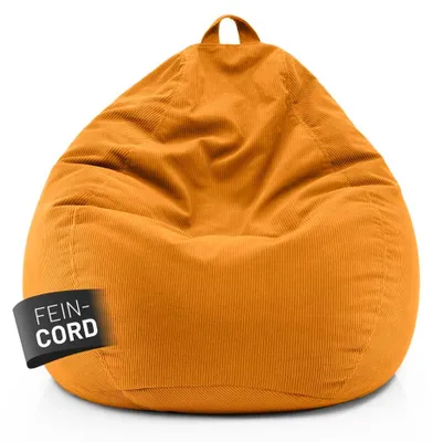 Produktbild von Lumaland Sitzsack 315l senfgelb Comfort Feincord