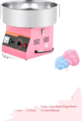 Image de Machine à barbe à papa, utilisation simple, protection contre la surchauffe, rose