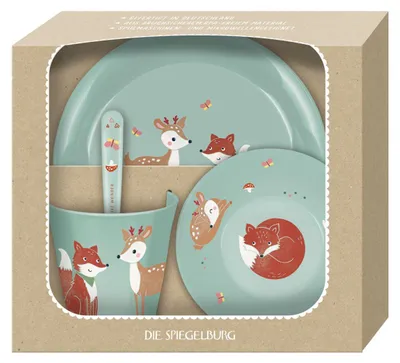 Produktbild von Geschirr-Geschenkset Fuchs & Reh - Little Wonder