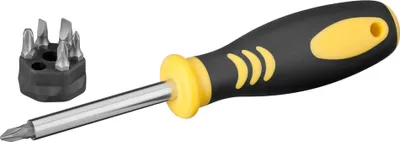 Produktbild von Fixpoint-Schraubendreher mit magnetischem Bithalter 6-in-1